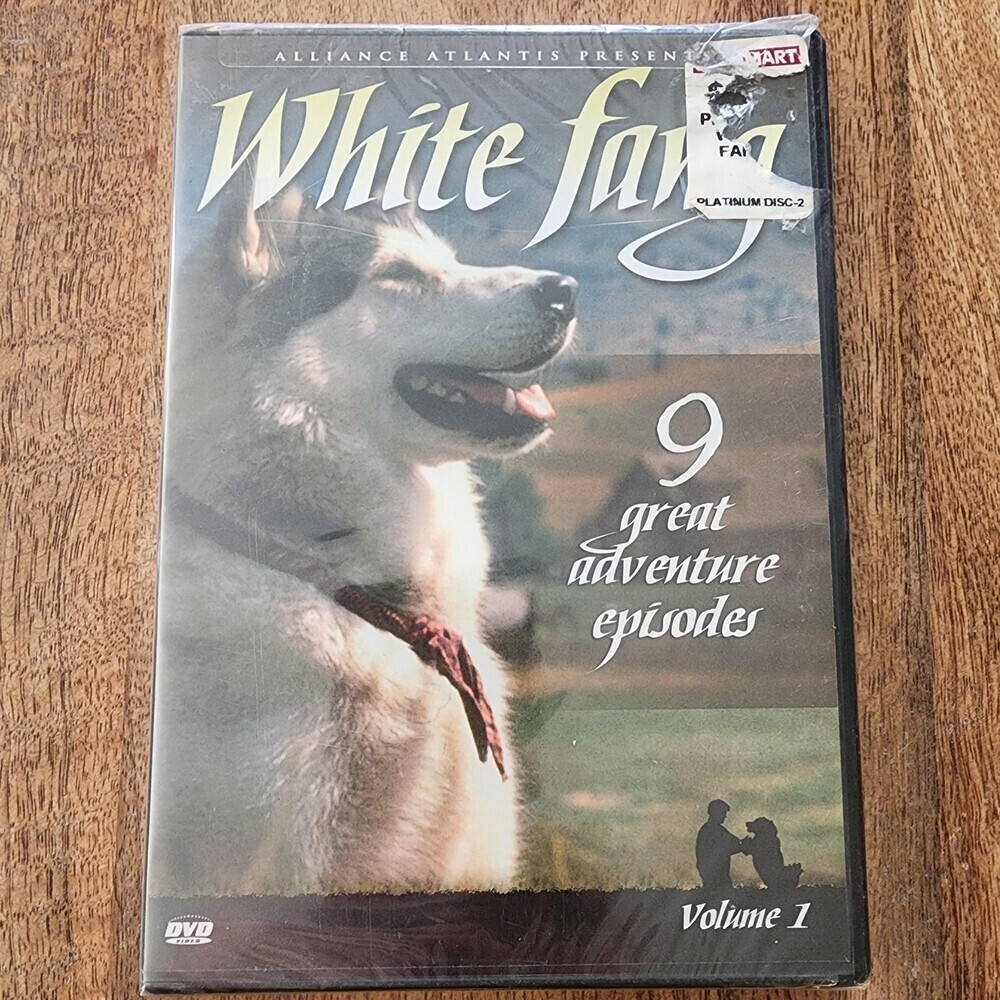 White Fang Volume 1 DVD 9 Adventure Episodes Series G Rated Platinum New Sealed